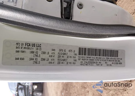 2016 Jeep Compass Latitude из США, поврежденный, VIN 1C4NJDEB3GD594154